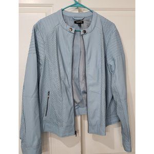 Torrid Size 2 Faux Leather Bomber Jacket NWOT
